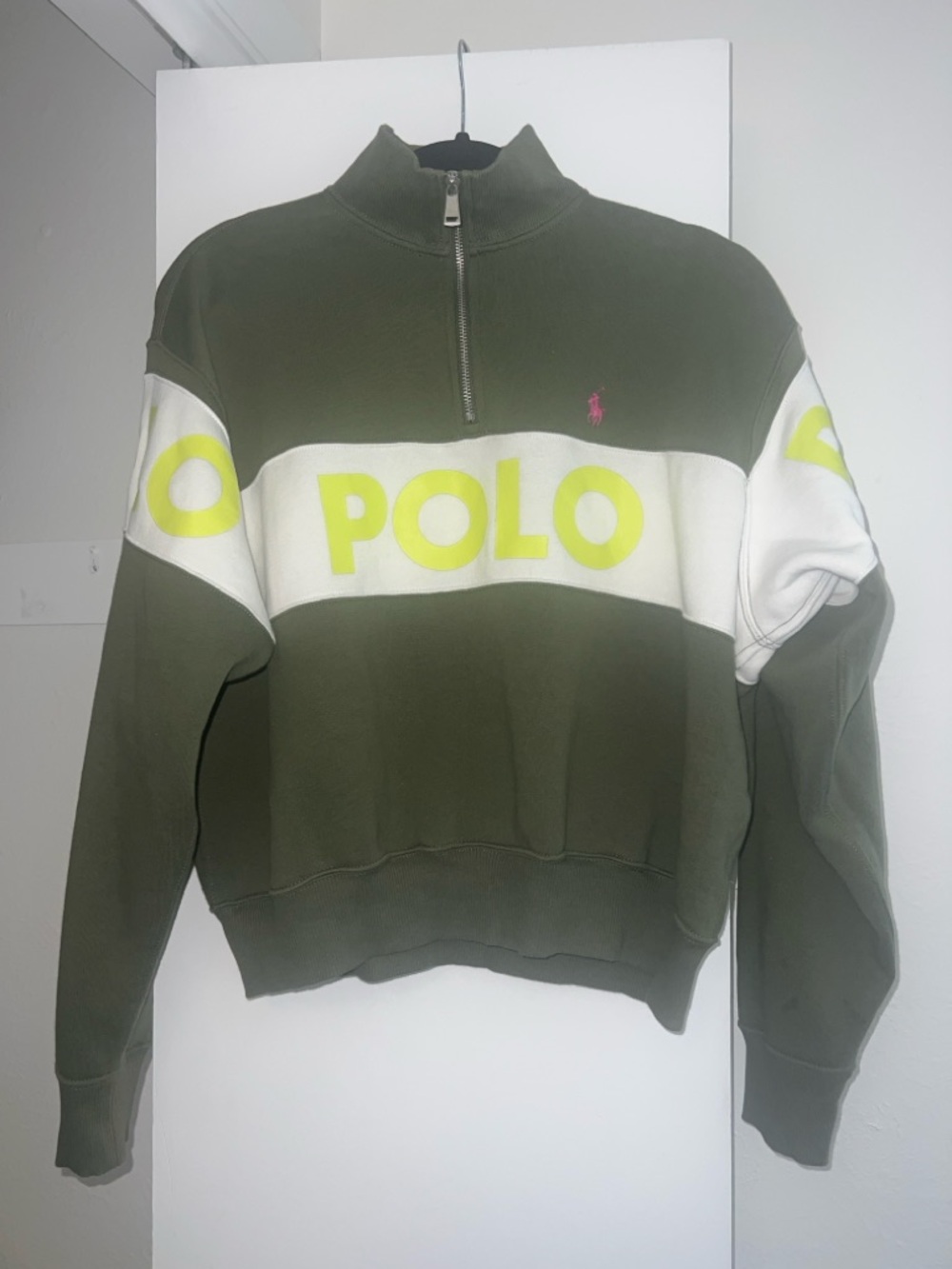 Ralph Lauren Polo Color Block Half Zip